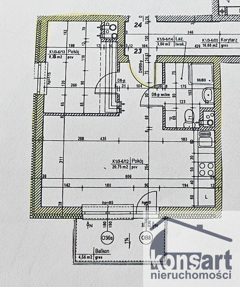 Mieszkanie 2-pokojowe Szczecin Pomorzany, al. Powstańców Wielkopolskich. Zdjęcie 11