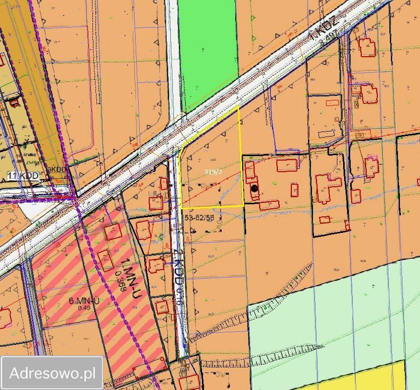 Działka budowlana Stanisławów. Zdjęcie 4