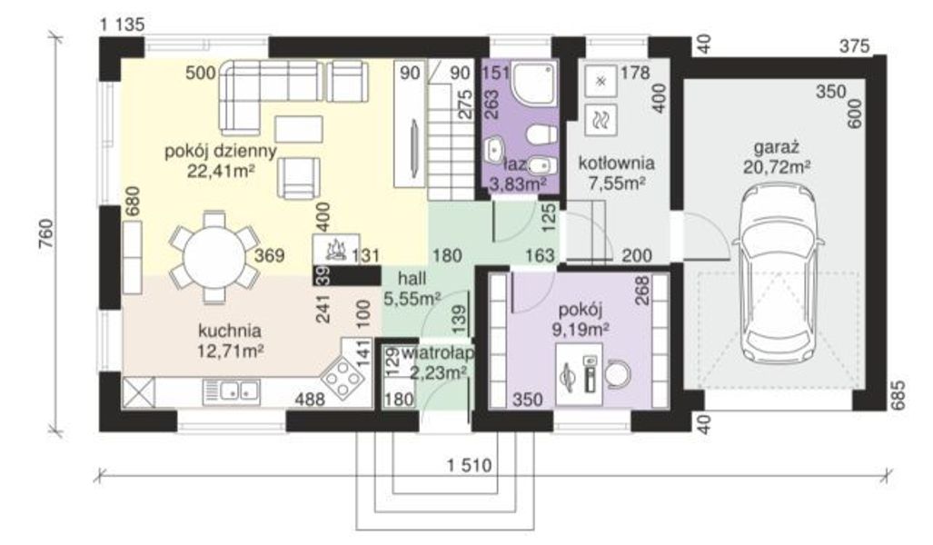 dom wolnostojący, 5 pokoi Pasym, Zurawia ( Czapli ). Zdjęcie 5