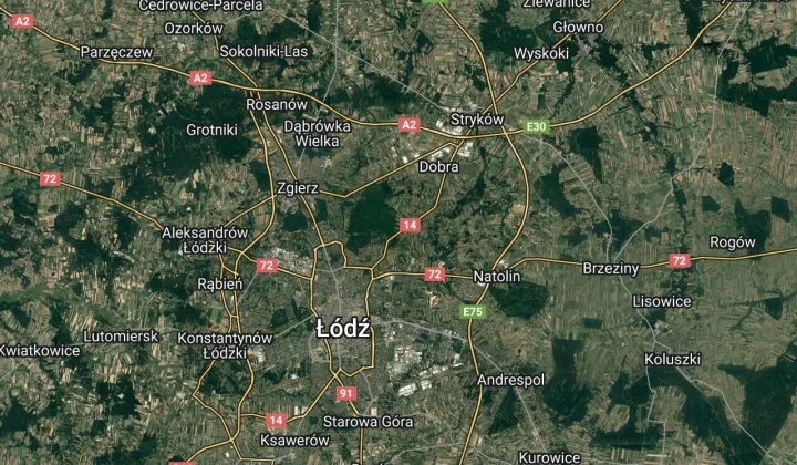 Działka budowlana Łódź Rogi, ul. Strykowska