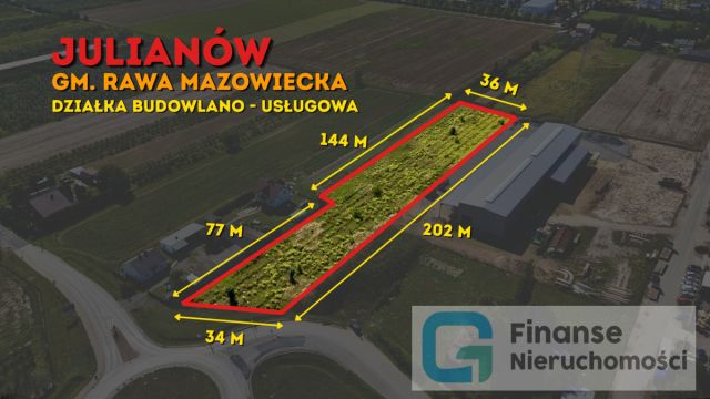 Działka inwestycyjna Julianów. Zdjęcie 1