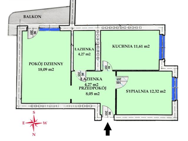 Mieszkanie 2-pokojowe Częstochowa, ul. Jasnogórska. Zdjęcie 1