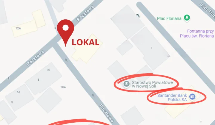 Lokal Nowa Sól Centrum, ul. Pocztowa