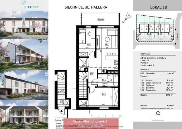 Mieszkanie 3-pokojowe Siechnice. Zdjęcie 7