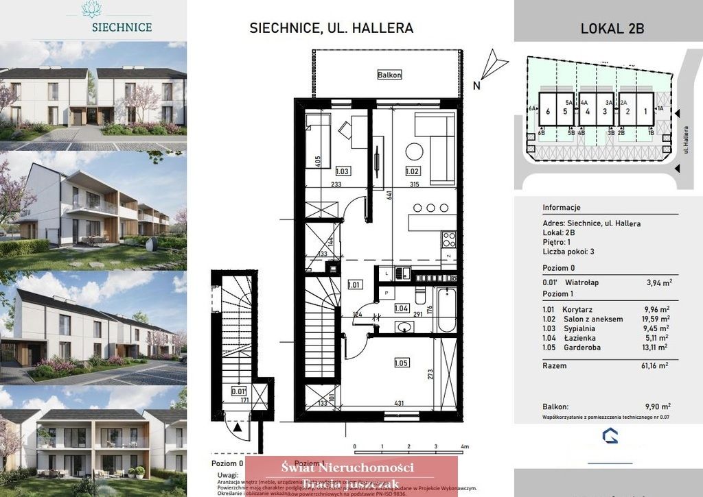 Mieszkanie 3-pokojowe Siechnice. Zdjęcie 7