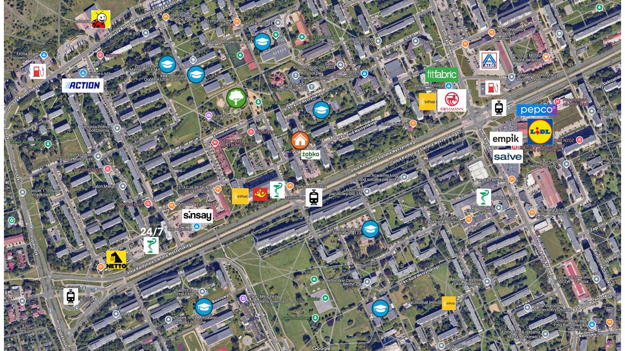 Mieszkanie 1-pokojowe Łódź Retkinia, al. ks. kard. Stefana Wyszyńskiego. Zdjęcie 8