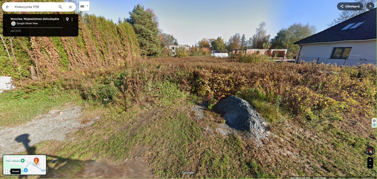 Działka budowlana Wrocław Kłokoczyce, ul. Kłokoczycka. Zdjęcie 3
