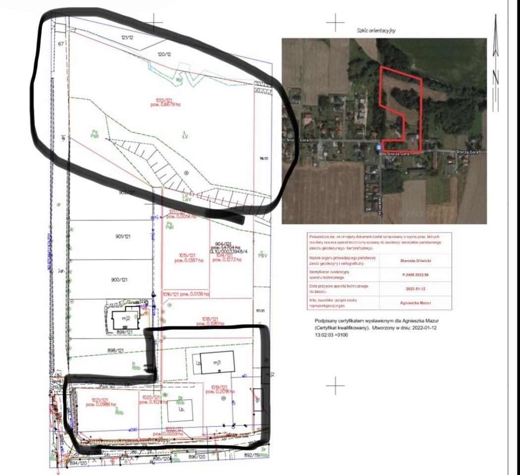 Działka rolno-budowlana Srocza Góra, Ul.Srocza Gora. Zdjęcie 2
