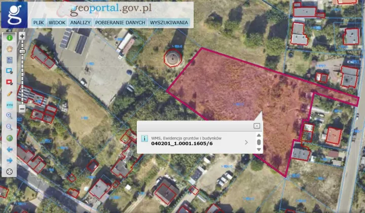 Działka budowlana Brodnica, ul. Nowa