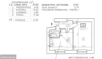 Mieszkanie 2-pokojowe Legionowo, ul. Piaskowa