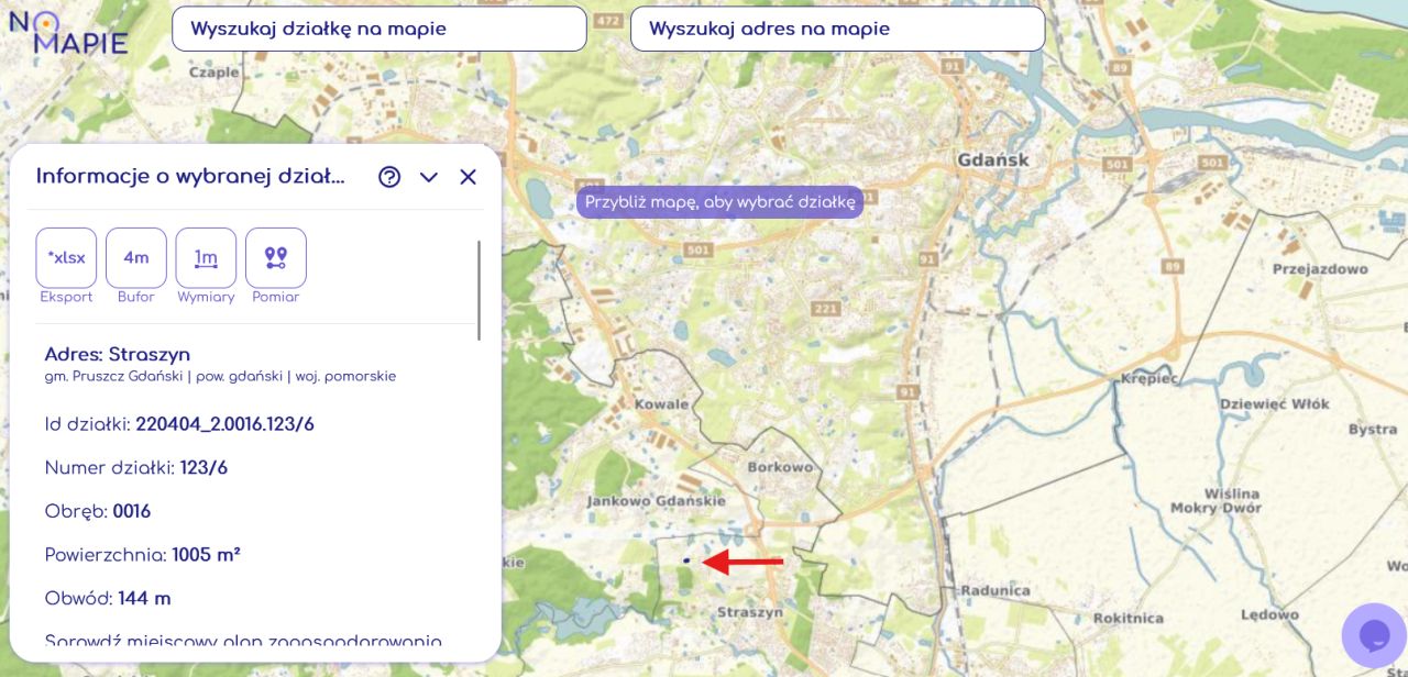 Działka budowlana Straszyn, ul. Poprzeczna. Zdjęcie 5