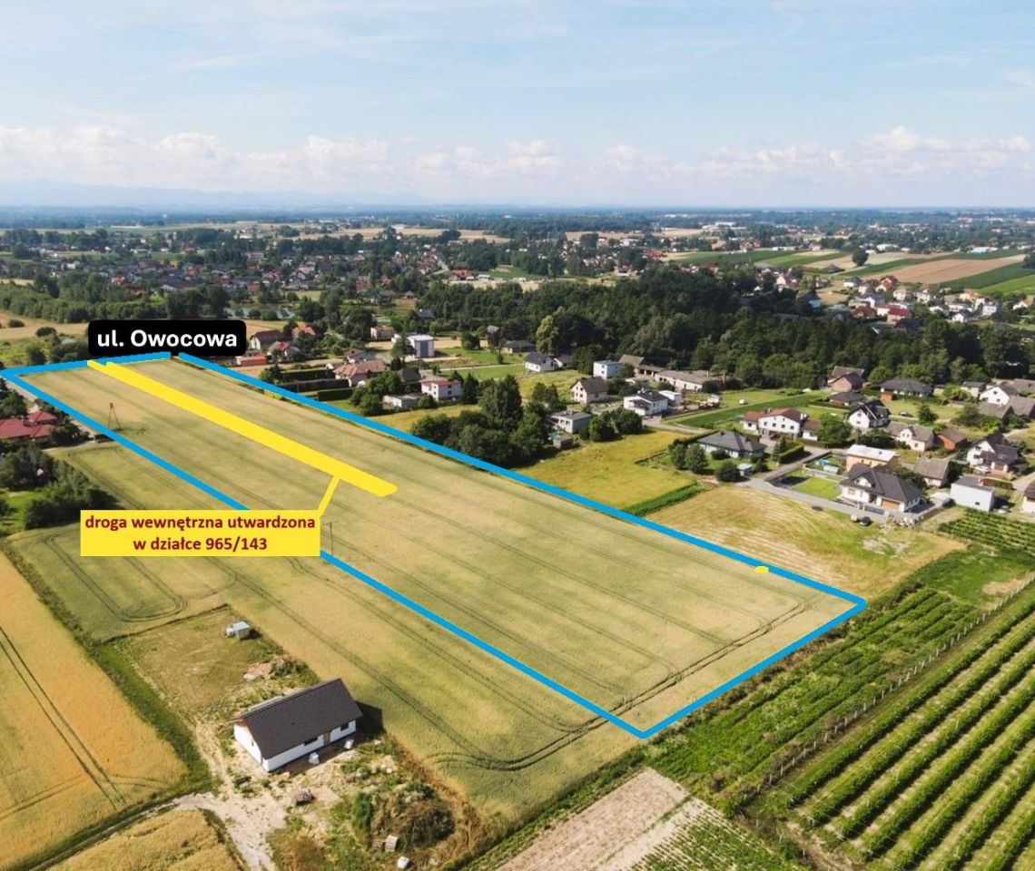Działka budowlana Ćwiklice, ul. Owocowa. Zdjęcie 2