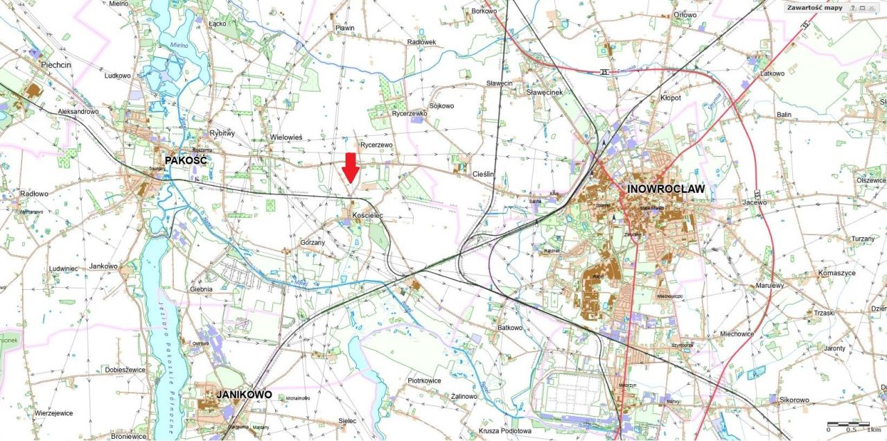 Działka budowlana Kościelec. Zdjęcie 11