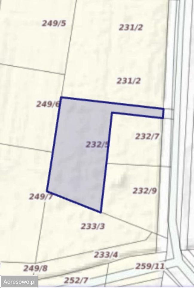 Działka budowlana Tłuszcz, ul. Cypriana Kamila Norwida. Zdjęcie 2