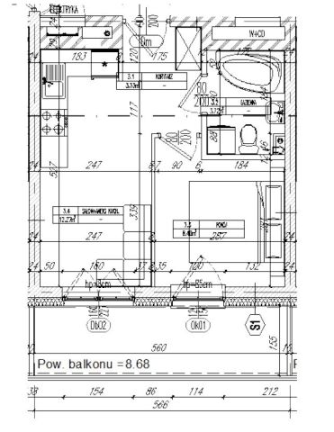 Mieszkanie 2-pokojowe Lublin Ponikwoda. Zdjęcie 16