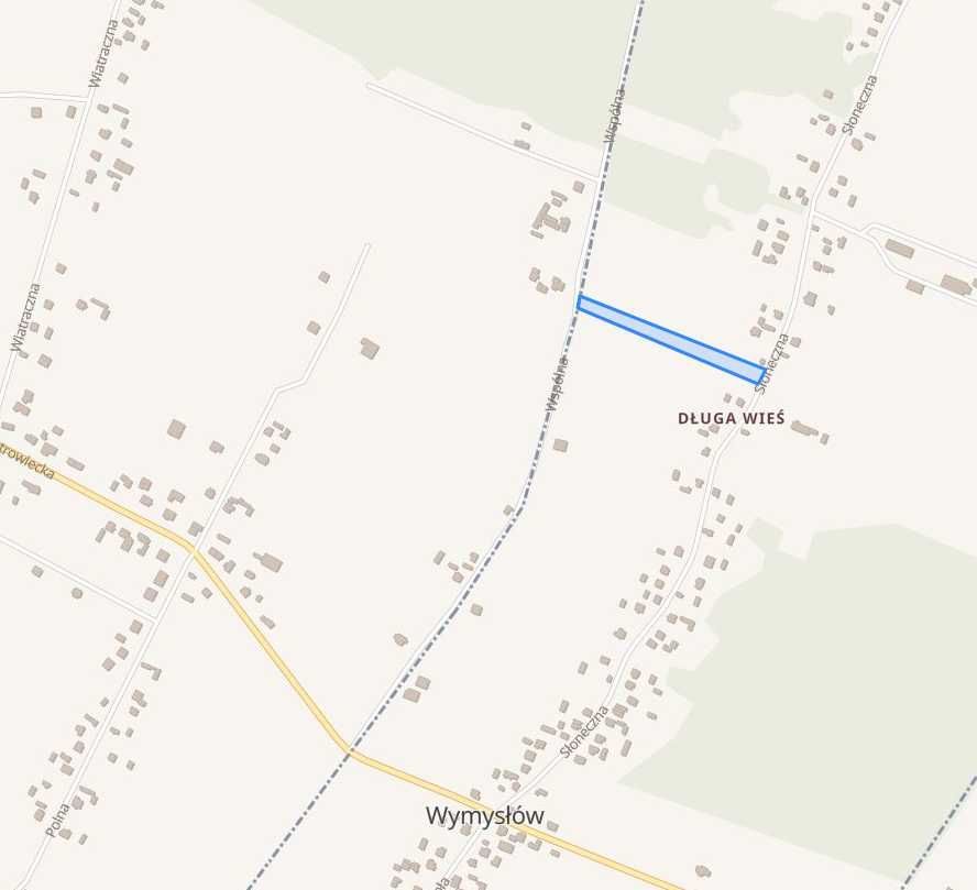 Działka budowlana Wymysłów. Zdjęcie 2