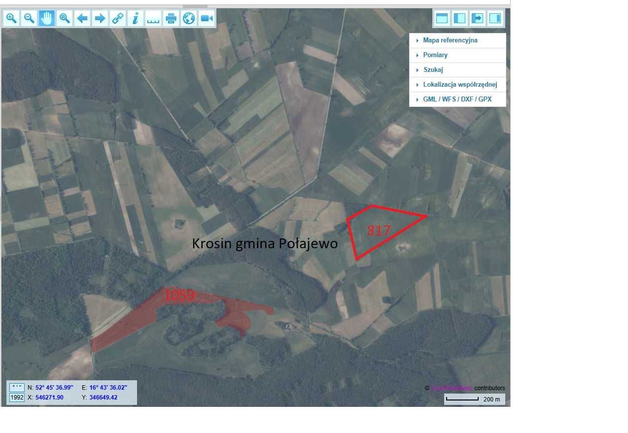 Działka rolna Krosin. Zdjęcie 2