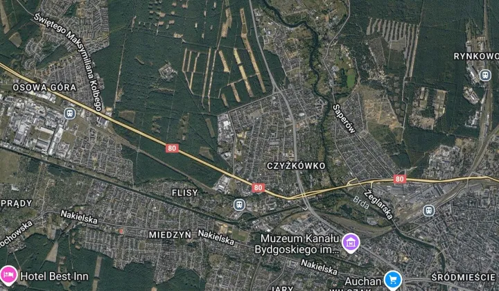 Działka budowlana Bydgoszcz Czyżkówko, ul. Chojnicka