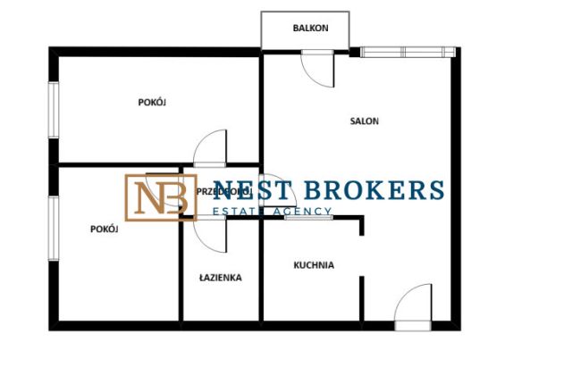 Mieszkanie 3-pokojowe Kraków Olsza, ul. Młyńska. Zdjęcie 1