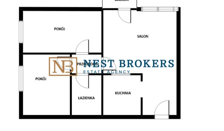 Mieszkanie 3-pokojowe Kraków Olsza, ul. Młyńska