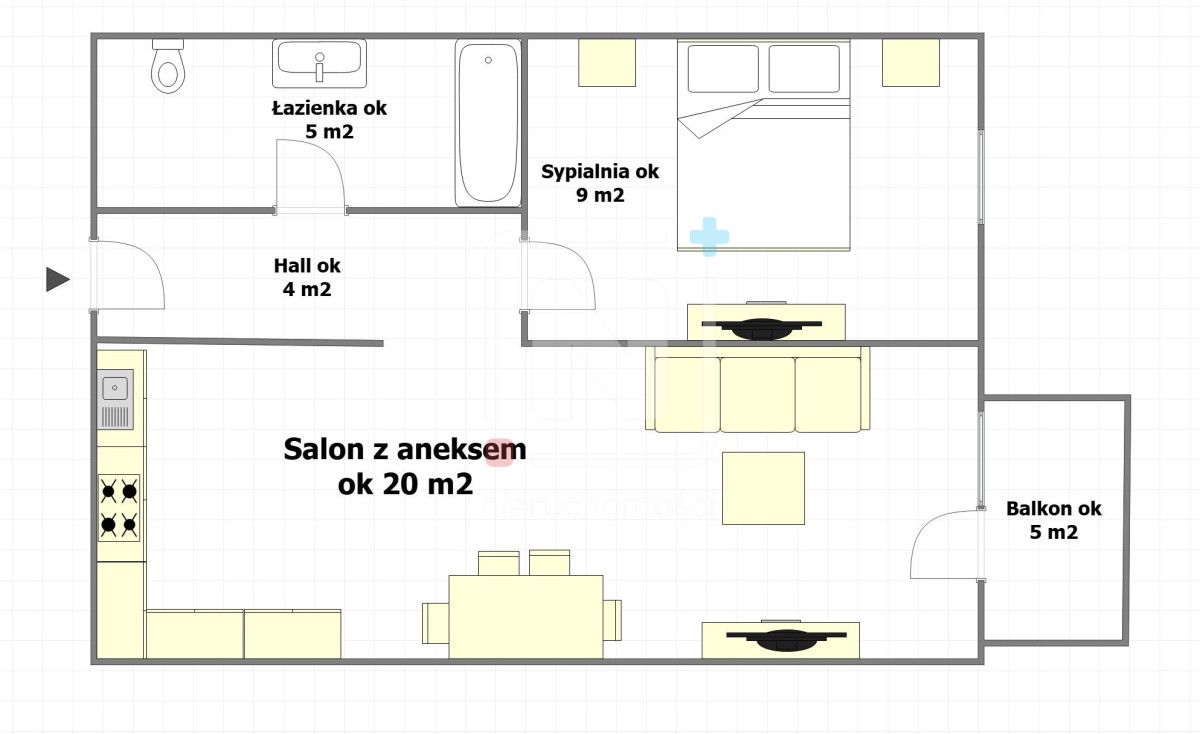 Mieszkanie 2-pokojowe Warszawa Żoliborz, ul. Władysława Broniewskiego. Zdjęcie 9