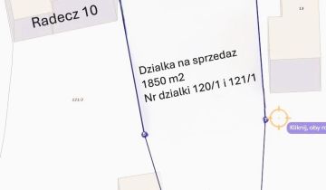 Działka budowlana Radecz