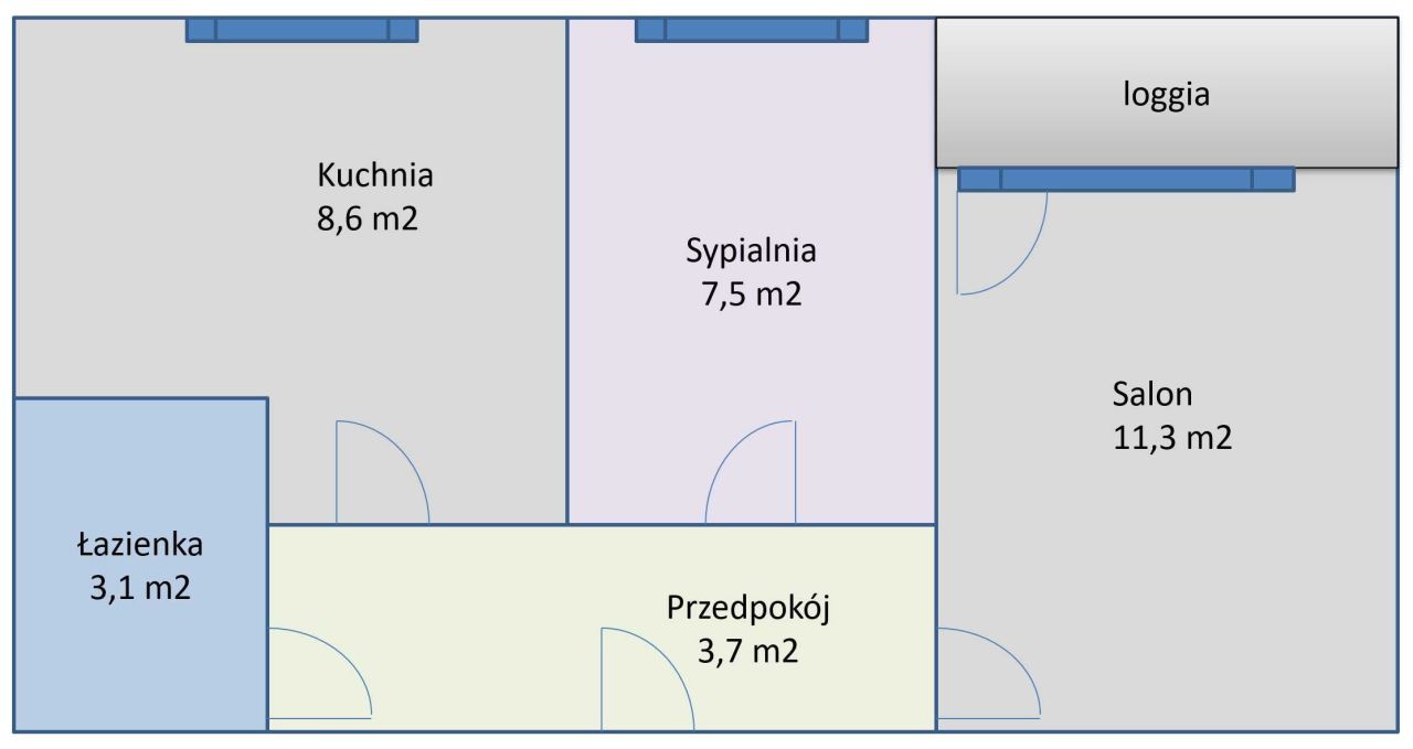 Mieszkanie 2-pokojowe Grodzisk Mazowiecki, ul. Sportowa. Zdjęcie 6
