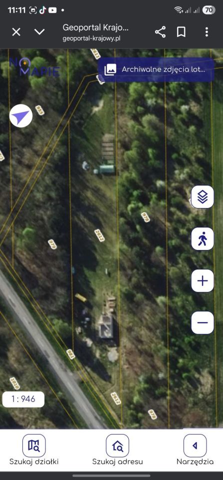 Działka budowlana Młynek