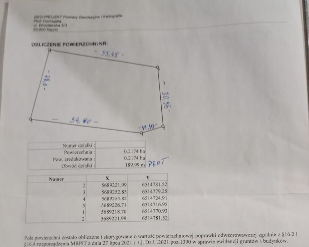 Działka budowlana Kostrzewy. Zdjęcie 2