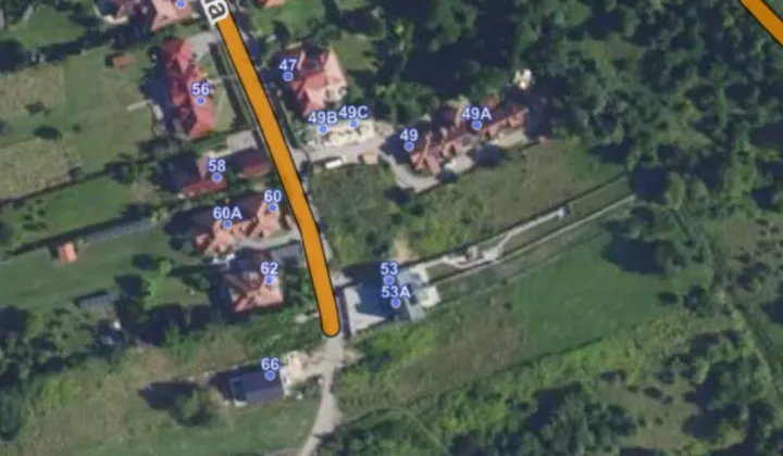 Działka rolna Kraków Dębniki, ul. Rodzinna