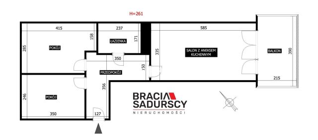 Mieszkanie 3-pokojowe Kraków Stare Miasto, al. 29 Listopada. Zdjęcie 33