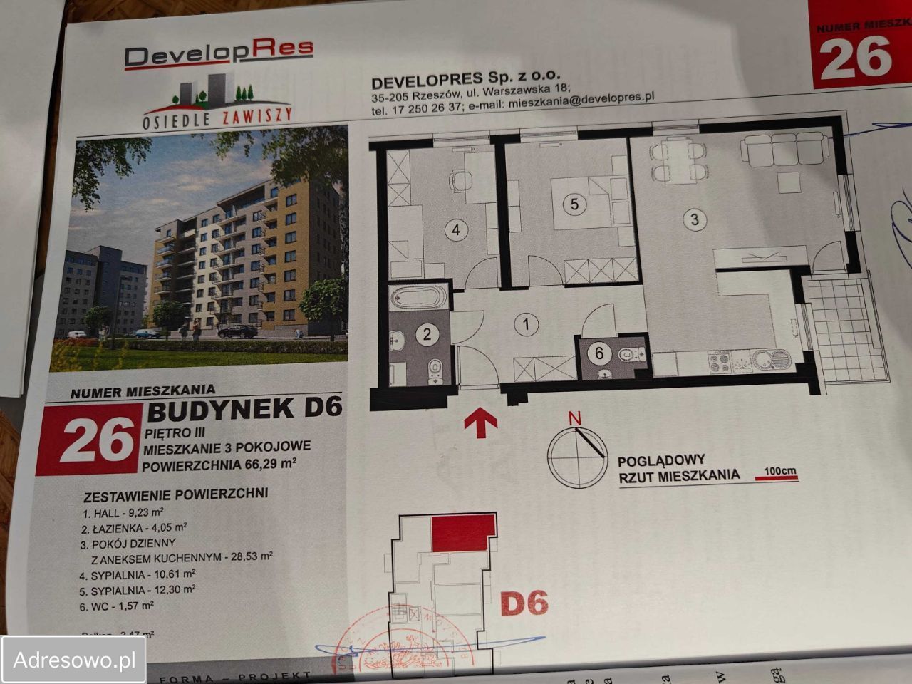 Mieszkanie 4-pokojowe Rzeszów, ul. Podgórska. Zdjęcie 7