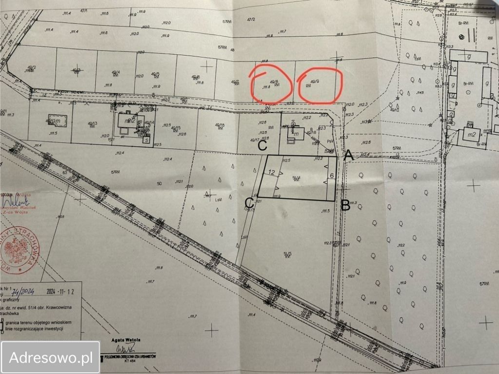 Działka budowlana Krawcowizna. Zdjęcie 2