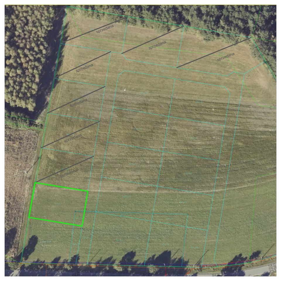 Działka rolno-budowlana Zamęty