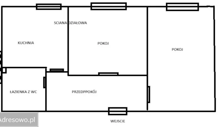 Mieszkanie 2-pokojowe Pyskowice, ul. Krótka