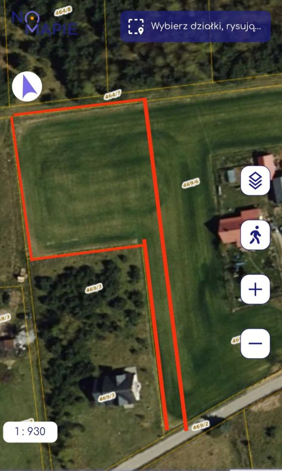 Działka rolno-budowlana Tereszewo Pod Szafarnię