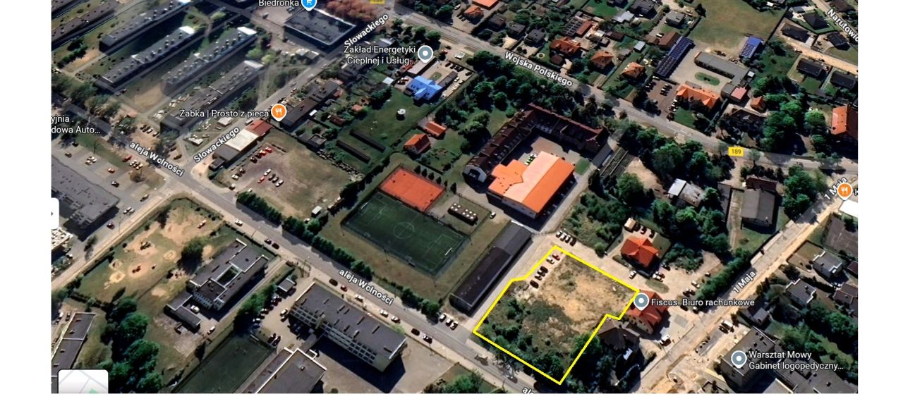 Działka inwestycyjna Jastrowie, al. Wolności