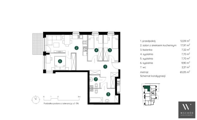 Mieszkanie 4-pokojowe Kraków Podgórze. Zdjęcie 10