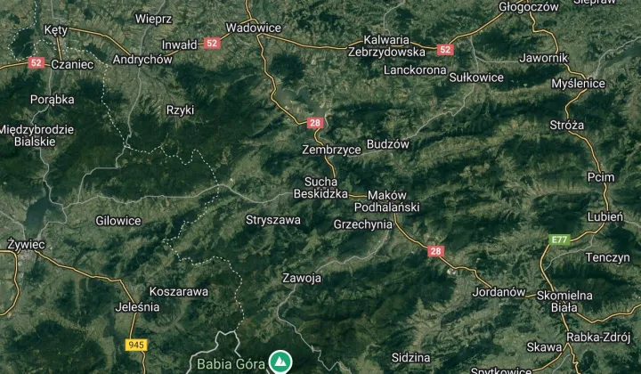 Działka inwestycyjna Sucha Beskidzka