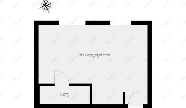 Mieszkanie 1-pokojowe Warszawa Mokotów, ul. Szturmowa
