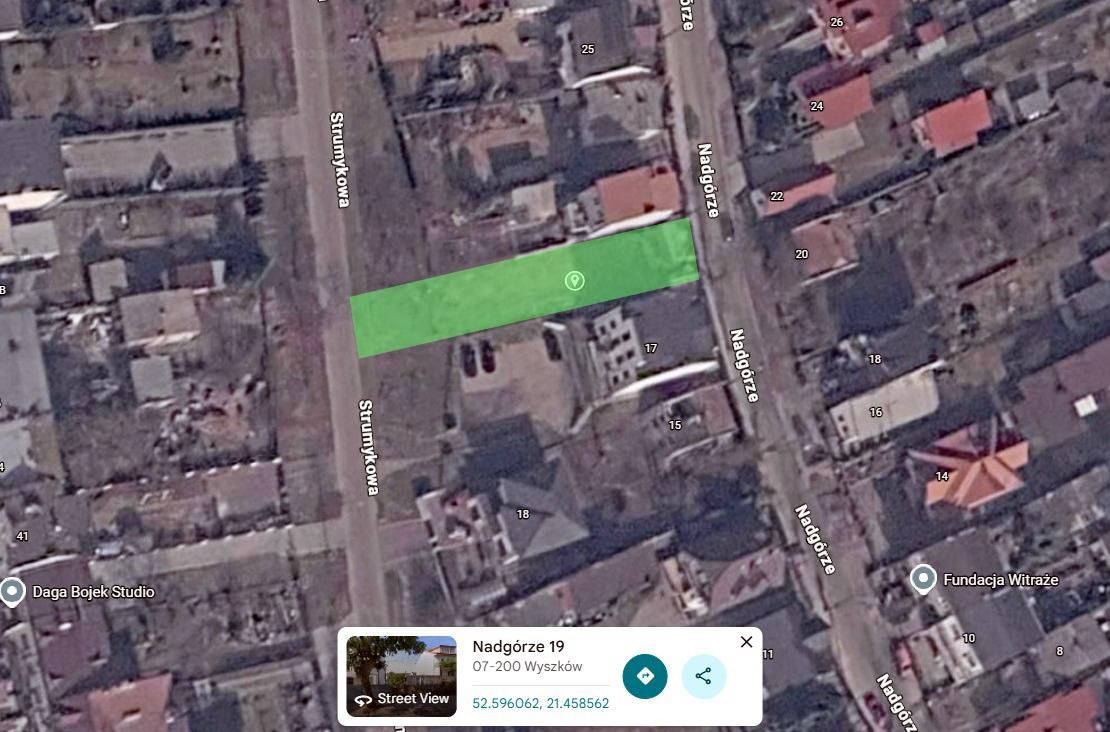 Działka budowlana Wyszków Centrum, ul. Nadgórze. Zdjęcie 1