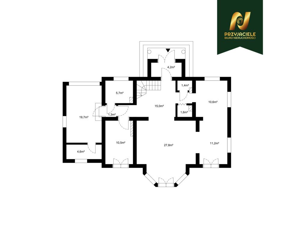 dom wolnostojący, 5 pokoi Gdańsk Kiełpino Górne. Zdjęcie 16