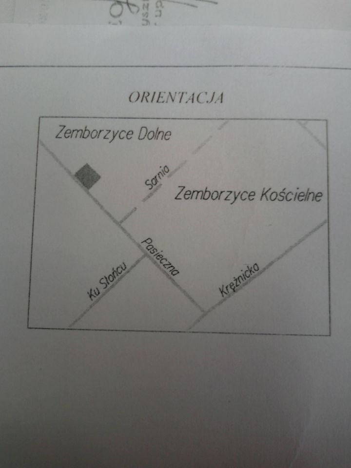 Działka budowlana Zemborzyce Dolne. Zdjęcie 2