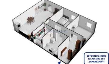 Mieszkanie 3-pokojowe Wrocław, ul. Inowrocławska