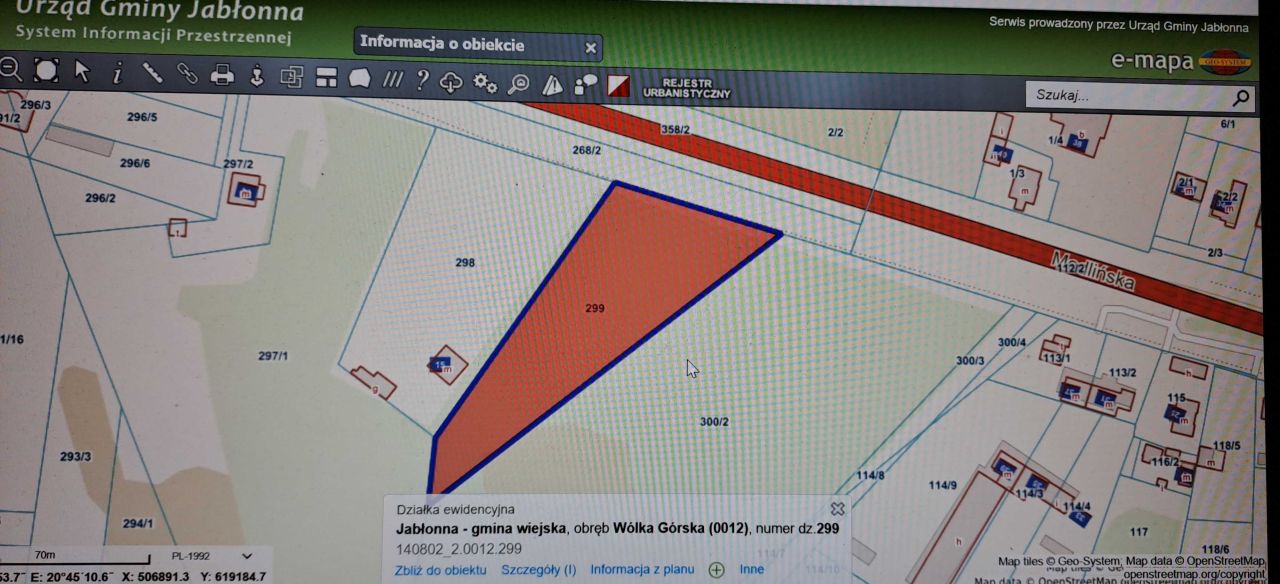 Działka inwestycyjna Wólka Górska. Zdjęcie 2