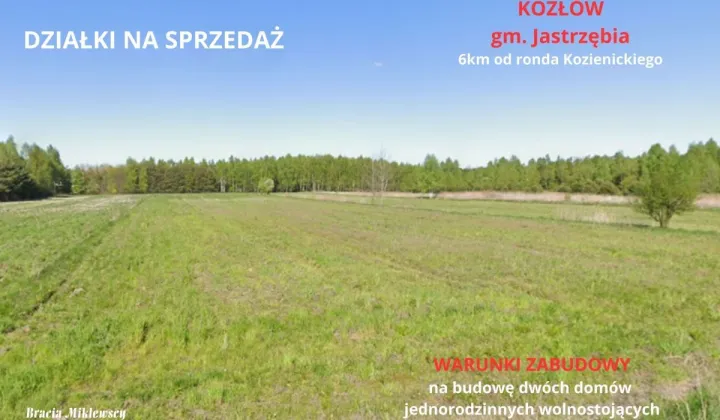 Działka budowlana Kozłów