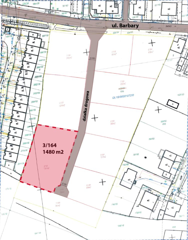 Działka budowlana Ruda Śląska Kochłowice, ul. Barbary