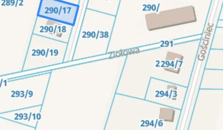 Działka budowlana Suszno, ul. Sezamowa