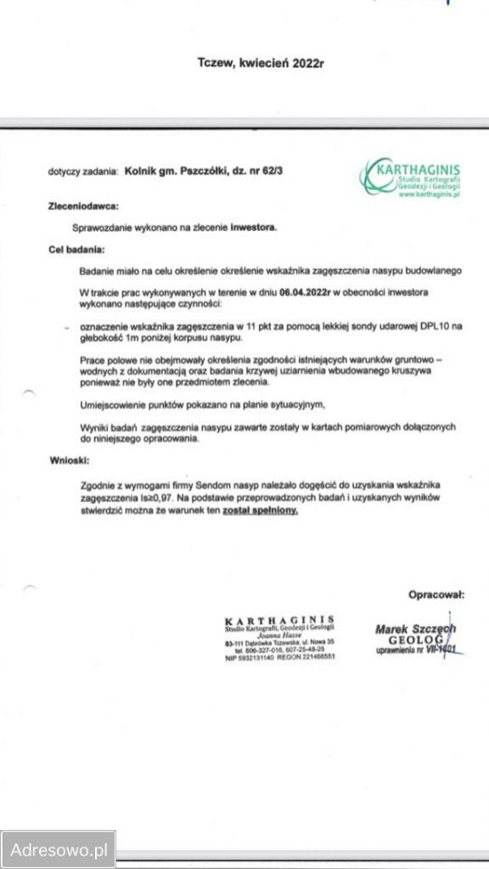 Działka budowlana Kolnik, ul. Spacerowa. Zdjęcie 8