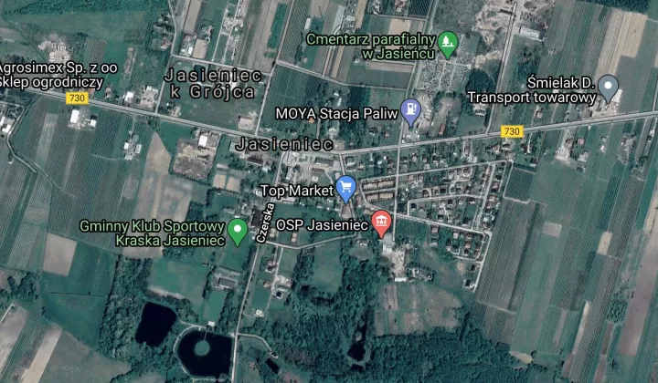 Garaż/miejsce parkingowe Jasieniec, ul. Topolowa